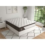 Deco In Paris - Matelas hybride mousse et ressorts ensachés 140 x 190 cm épaisseur 30 cm manoa