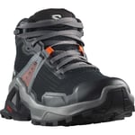 Salomon X Raise Mid GTX Junior Black/Quiet Shade/Dragon Fire 38 - Fri frakt