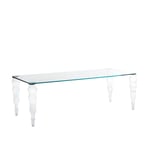 Glas Italia - POS07 Post modern High table Glossy Laquered Glass, Finish: 40 Bianco - Matbord