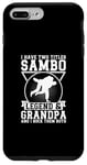 Coque pour iPhone 7 Plus/8 Plus Sambo Grandpa Sambo Fighter Sambo Arts martiaux