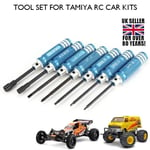 TAMIYA RC CAR KIT TOOL SET SCREW DRIVER, HEX FOR LUNCHBOX, HORNET, GRASSHOPPER