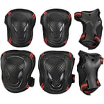 Inline Skates Protection Sets 6Pcs Sport Protection Elbow Pads Kn