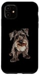 iPhone 11 Miniature Schnauzer Chocolate Case