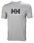 Helly Hansen Mens HH Logo T-Shirt, 2XL, Grey Melange