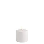 Uyuni - Outdoor LED  pillar candle - White (UL-OU-WH78078)