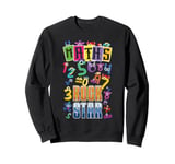 Maths Rockstar Cool Maths Day Numbers Day Mathematics Sweatshirt