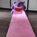 Cartoon Gengar Tunga Sovande Pat Sleep Pillow, Dubbel Användning Napfilt