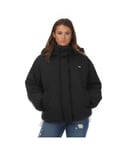 Levi's Womenss Levis Pillow Bubble Shorty Puffer Jacket in Black - Size 6 UK