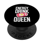 Boisson énergisante Queen Energy Drink PopSockets PopGrip Adhésif