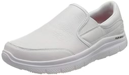 Skechers Homme Flex Advantage Sr Bronwood' Chaussure de service alimentaire, White, 39.5 EU