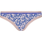 Calvin Klein Trosor Bottoms Up Refresh Thong Blå polyamid X-Small Dam