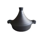 Tajine 32cm fonte d'aluminium noir revêtement anti-adhérent  