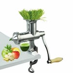 Stainless Steel Wheatgrass Juicer Manual Fruit Vegetable Juice Press Extractor