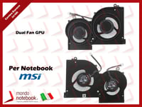 Ventilateur Dual MSI Stealth Thin GS65 GS65VR P65 Pro GS63VR GS73VR v2