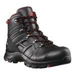 HAIX Bottes de sécurité BE Safety 54 Mid taille 8,5 (42,5) noir/rouge Leder S3 HRO HI