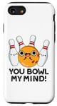 Coque pour iPhone SE (2020) / 7 / 8 You Bowl My Mind Jeu de mots de bowling amusant