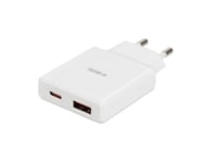 Ibox Wall Charger C-43 Slim Pd30w Usb A+C White