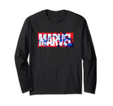 Marvel Logo Vision and The Scarlet Witch Comic Art Avengers Long Sleeve T-Shirt