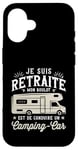 Coque pour iPhone 16 Camping Car Papy Humour Camping Car Cadeau Campeur Retraite