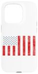 Coque pour iPhone 15 Pro Drapeau civil des États-Unis