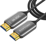 Câble Fibre Optique Hdmi 10M, Haute Vitesse 48Gbps Câble Hdmi 2.1 Supporte 3D/8K @60Hz/4K@120Hz[YIN145458]