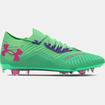 Chaussure de foot Under Armour Shadow Elite 2 Sol ferme pour homme Matrix Vert / Vapor Vert / Astro Rose 46