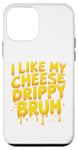 Coque pour iPhone 12 mini I Like My Cheese Drippy Bruh – Enthusiast Snack