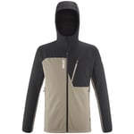 MILLET Magma Shield Hoodie Beige / Noir L 2025 - *prix inclut le code BLACK