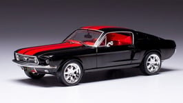 Ford Mustang Fastback 1967 Noir / Rouge 1:43 Modèle IXO MODÈLE