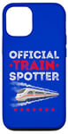 Coque pour iPhone 15 Photographie officielle Train Spotter Trains à grande vitesse