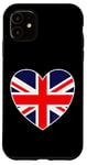 iPhone 11 I Heart United Kingdom - Fun English, Scottish, Welsh, Irish Case