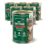 by Amazon Lot de 6 Morceaux de bœuf en gelée pour Chat