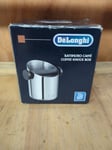 Delonghi Genuine Coffee Knock Box Stainless Steel - Made In Italy (DLSC059) New