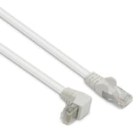 Câble Ethernet RJ45 cat 5e mâle/mâle coudé - utp 5 m