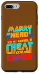 Coque pour iPhone 7 Plus/8 Plus Épouser un nerd, nous ne trichons que sur les jeux