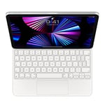 Apple Magic Keyboard (pour iPad Pro 11 Pouces - 3ᵉ génération et iPad Air - 4ᵉ génération) - Néerlandais - Blanc