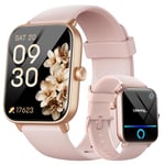 Smart Watches for Women(Answer/Make Call), Alexa Built-in 1.8" HD Ladies Smartwatch with Heart Rate/SpO2/Sleep Monitor, 110+Sports, IP68 Step Counter Fitness Tracker for iPhone/Samsung/Android