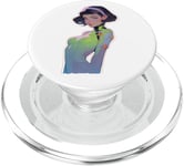 Mignon Japonais Cyber-punk Anime & Manga Futuriste Fille PopSockets PopGrip pour MagSafe