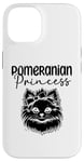 Coque pour iPhone 14 Poméranie Princesse Poméraniens Pom Dog