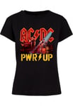 Urban Classics Ladies ACDC - PWRUP Stage Lights Box Tee (black,XL)