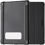 Otterbox Coque React Folio pour iPad 10,2' (8e gen 2020 / 9e gen 2021), Antichoc, Anti-Chute, étui Folio de Protection Fin, testé Selon Les Normes Militaires, Noir - Livré sans Emballage