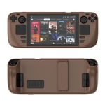 Brun clair-Coque de protection pour console de jeu Steam Deck, étui de protection antichoc, support de prot