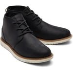 Toms Navi Leather Men's Black Boots