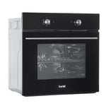 Baridi 60cm Built-In Fan Assisted Oven, 55L Capacity, Black 