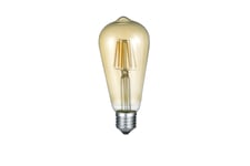 Trio Lighting LED-Lamppu E27 Filament Industrial 6W 420lm 2700K Ruskea - TRIO