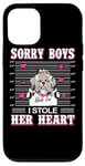 Coque pour iPhone 12/12 Pro Shih Tzu Dog Valentines Day I Stole Her Heart Valentine