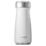 S'well Bouteille d'eau de voyage en acier inoxydable – 470 ml – Pierre de lune – Triple couche isolée sous vide – Garde le café, le thé et les boissons froides pendant 24 heures et chaudes pendant 12