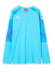 PUMA Cup GK Jersey LS Jr T-shirt, Unisex Kids, Blue, 15-16Y