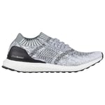 Mens UK 4.5 ADIDAS ULTRABOOST UNCAGED White Grey Run Trainers CG4095