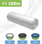 100m. ECO Nappy Bin Refills compatible with Tommee Tippee TEC, Twist &... 